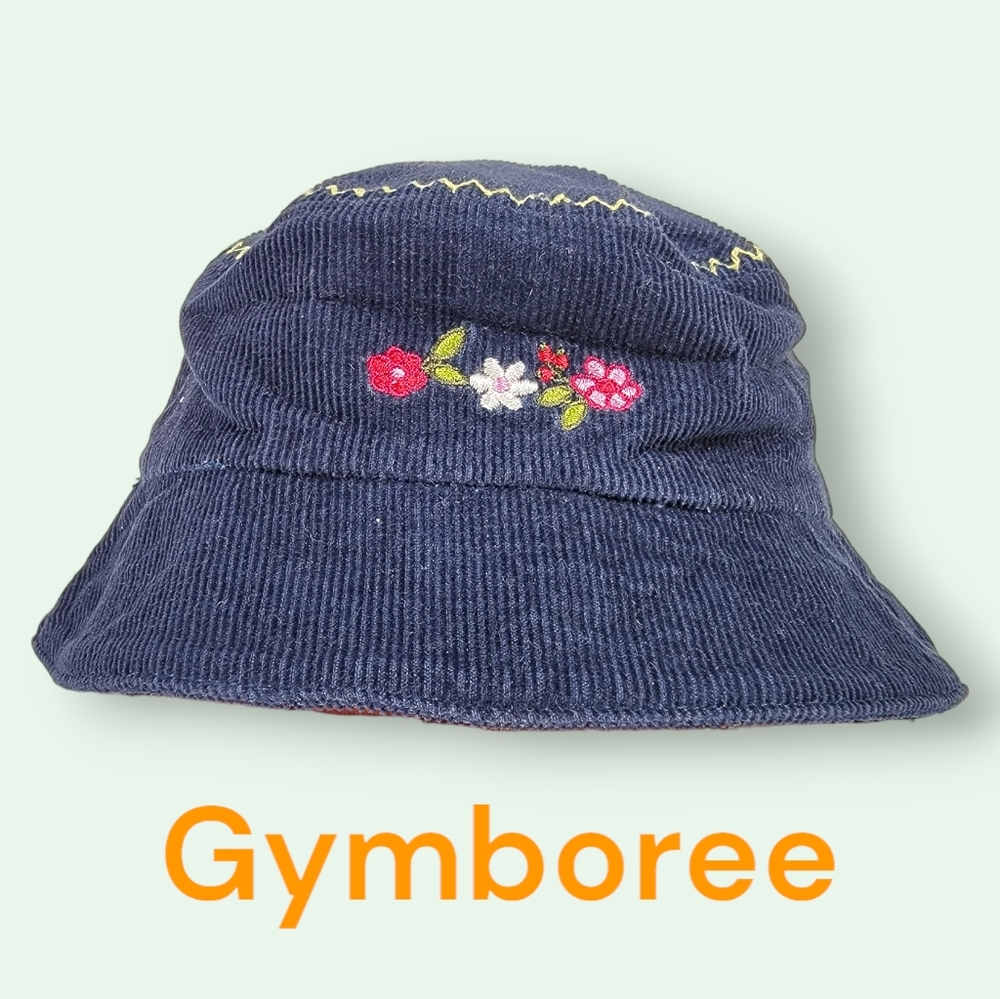 Gymboree Flower Embroidery Baby Bucket Hat